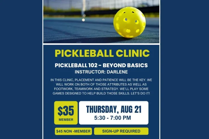 Pickleball 102 Beyond the Basics Clinic