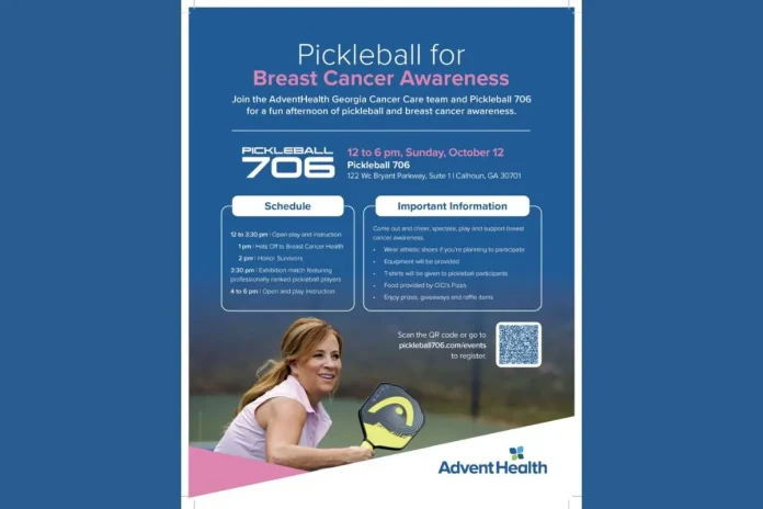 Pickleball Breast Cancer Awareness Event