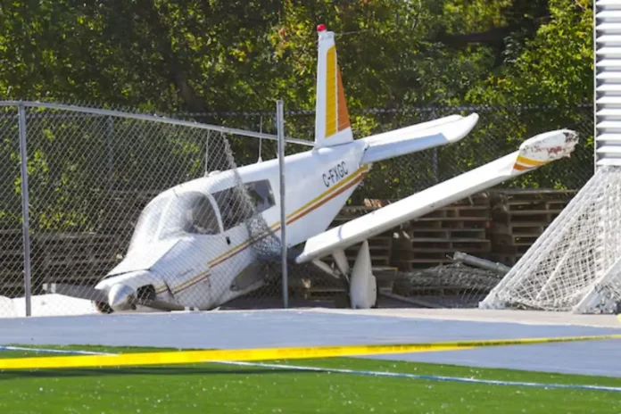 Pickleball Emergency Plane Landing Toronto
