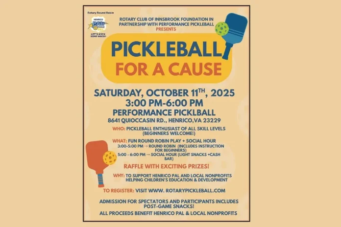 Pickleball for a Cause Tournament Henrico