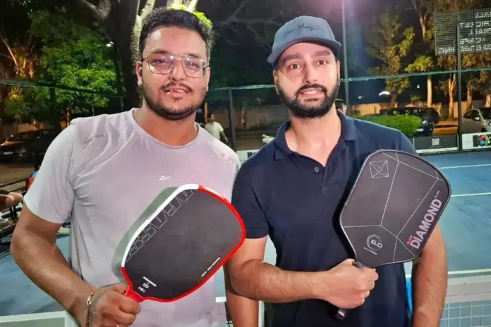Ramanuj Mahajan and Anurag Singh Pickleball Victory