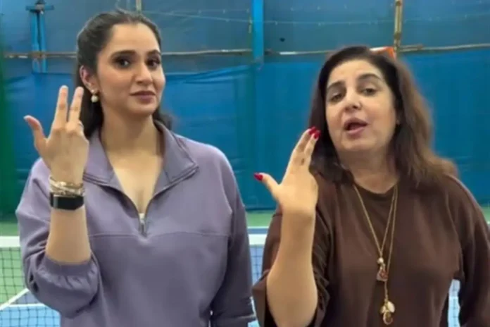 Sania Mirza Pickleball Dance Break