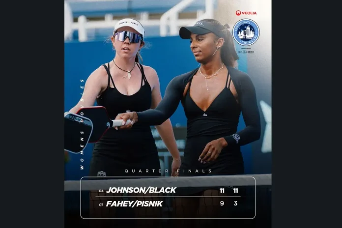 Tyra Black and Jorja Johnson Pickleball Final