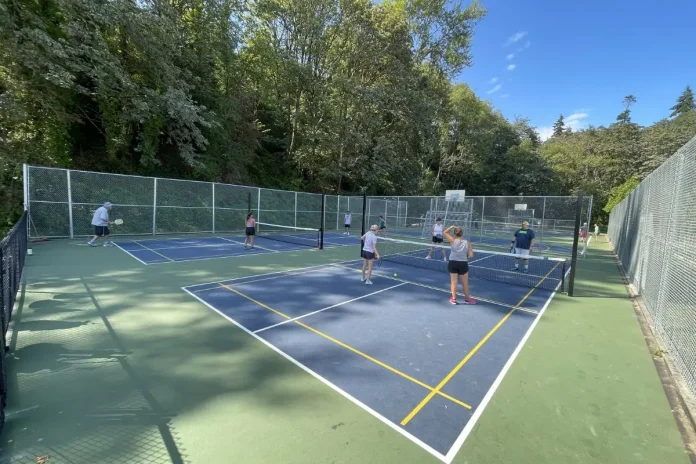 Woodlawn Park Pickleball Court Opening