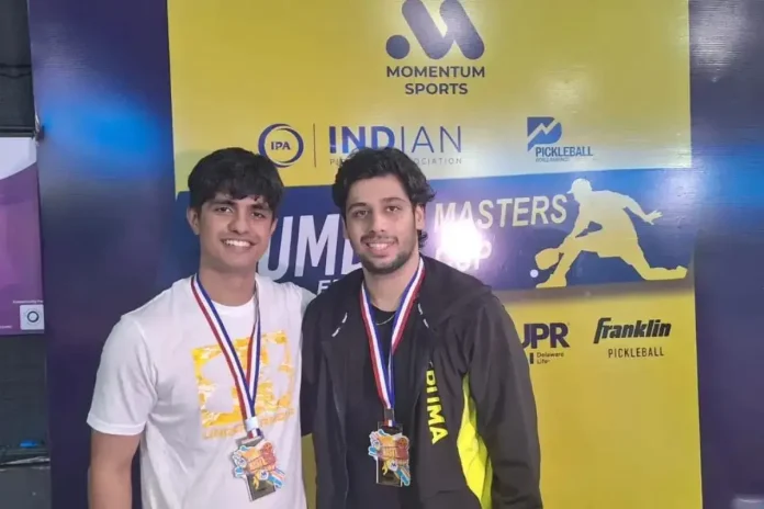 Yash Sawlani Nishant Dawsaney Pickleball Victory