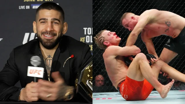 Ilia Topuria, Justin Gaethje, Paddy Pimblett, UFC, Ilia Topuria UFC title jeopardy