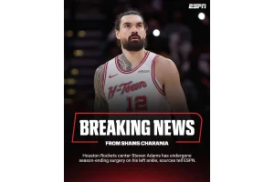 Steven Adams Out for Season After Ankle Surgery