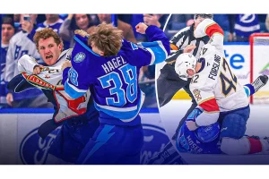 Avery Hayes Scores Twice in Stunning NHL Debut Despite Loss