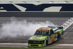 Chandler Smith Dives Four-Wide for Thrilling Truck Win