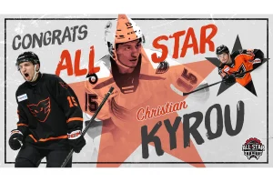 Christian Kyrou Named to AHL All-Star Classic After Trade Boost