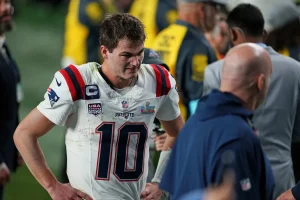 Drake Maye Breaks Down After Super Bowl Loss: “I’m So Proud”