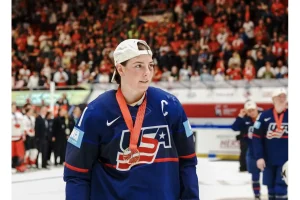 Hilary Knight Ties US Olympic Hockey Goal Record in Win
