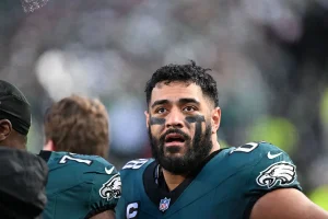Jordan Mailata’s Silent Reaction to Coach Stoutland’s Exit