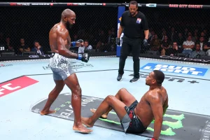 Khamzat Chimaev Stuns Khalil Rountree Jr with Fierce Striking