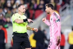 Messi Restrained by Suarez After Furious LAFC Loss