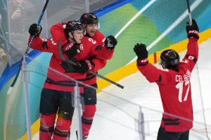 MacKinnon’s Late Goal Sends Canada to Olympic Gold Clash