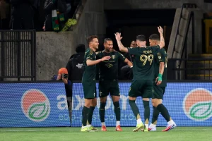 Rapids Shock Portland Timbers 2-0 in Home Opener Showdown