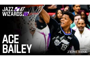 Ace Bailey’s Career-High 32 Leads Jazz Past Wizards in Young’s Debut