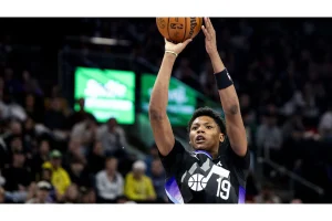 Ace Bailey’s Record Night Propels Jazz Past Wizards