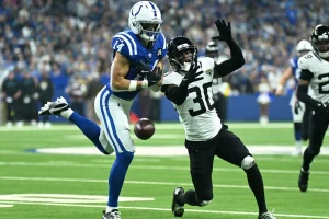 Colts’ Sauce Gardner Jokes About Locking Down Alec Pierce Ahead of Free Agency