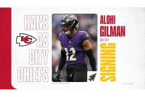 Chiefs Land Alohi Gilman in $24.75M Three-Year Deal