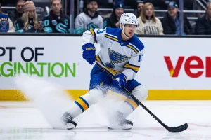 Brayden Schenn’s 3 Assists Lead Blues Past Kraken 3-2