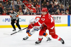 Red Wings Send Top Scorer John Leonard to Grand Rapids