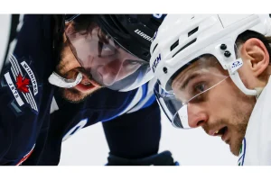 Morrissey’s OT Goal Powers Jets’ Stunning Win Over Canucks