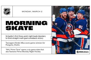 Matthew Schaefer Named NHL’s First Star After Record Week