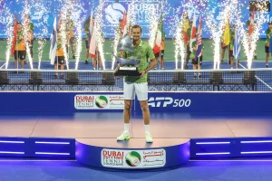 Medvedev Joins Federer and Djokovic with Second Dubai Title