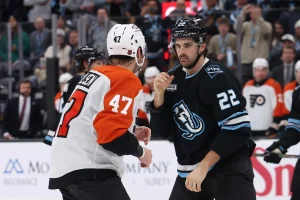 Noah Cates Shares Insights After Flyers Practice Session