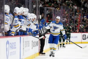 Buchnevich’s Late Winner Seals Blues’ 3-1 Win Over Wild
