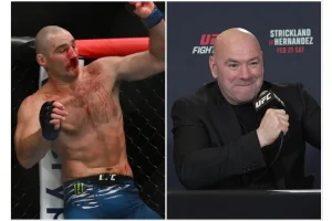 Sean Strickland’s Punch Bloodies NFL Star Maxx Crosby Again