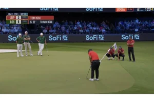 Tom Kim’s Hole-in-One Celebration Stuns Tiger Woods Fans