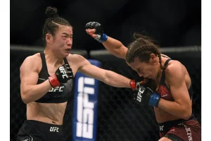 Weili Zhang vs. Jedrzejczyk Fight Joins UFC Hall of Fame